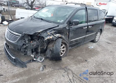 2016 Chrysler Town & Country Touring из США, поврежденный, VIN 2C4RC1BG9GR166628